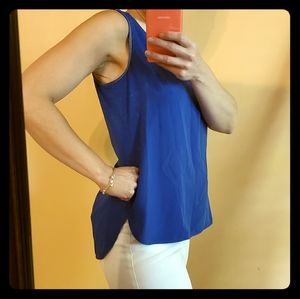 Chicos Royal Blue and Silver Tank Top